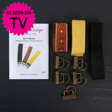 Key Fob Kit - Bronze Tone